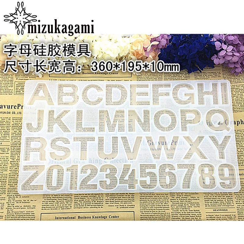 

1pcs UV Resin Jewelry Liquid Silicone Mold English alphabet And Number Molds For DIY Intersperse Decorate Making Jewelry