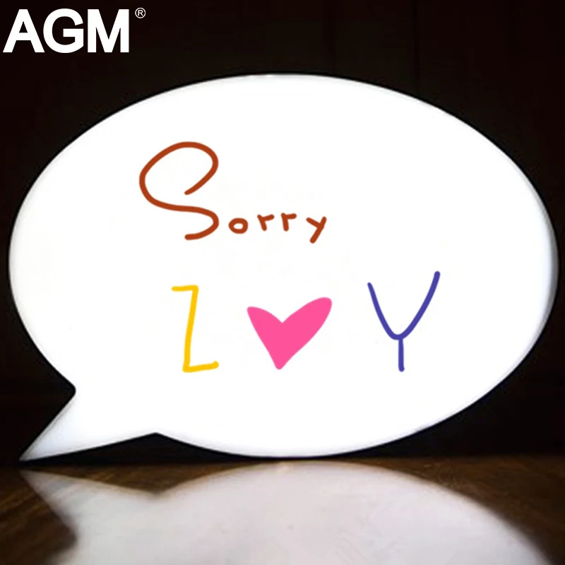 

DIY Handwriting Ornaments Light Box Table A4 LED Luminous Battery USB Powered Desk Night Light Box Plaques Sign For Wedding Part