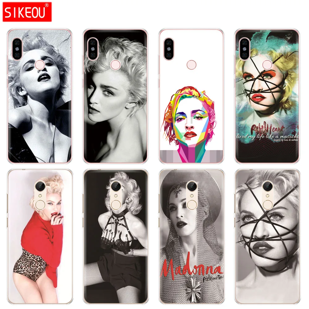 Силиконовый чехол для телефона Xiaomi redmi 5 4 1 1s 2 3 3s pro PLUS note 4X 4A 5A Singer Madonna | Мобильные