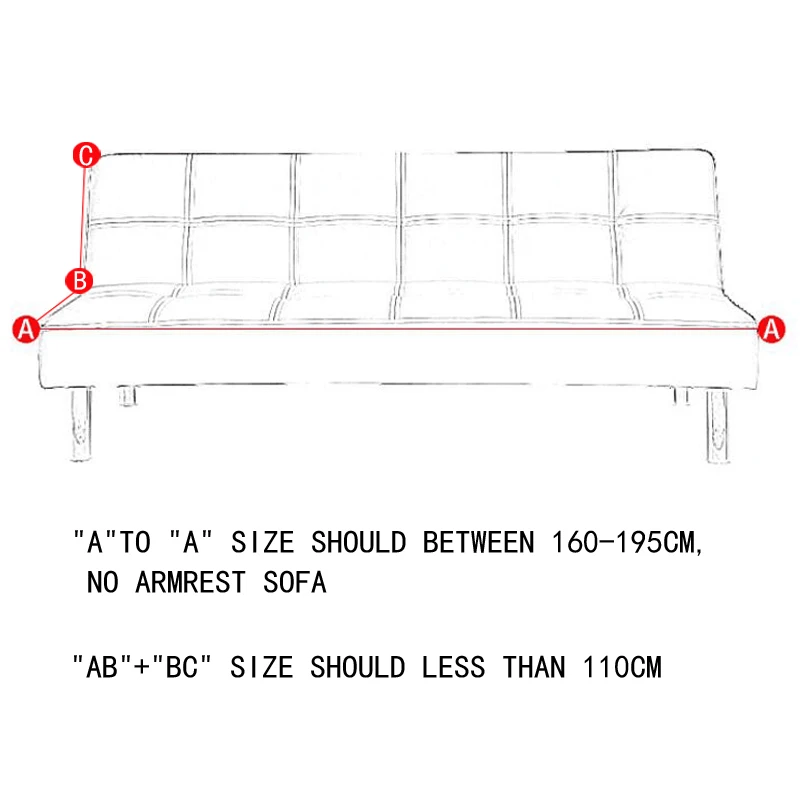 Papa&Mima Marble pattern Stretch Sectional No armrests Sofa Covers Polyester fabric Soft Slipcovers Elastic Couch Cover