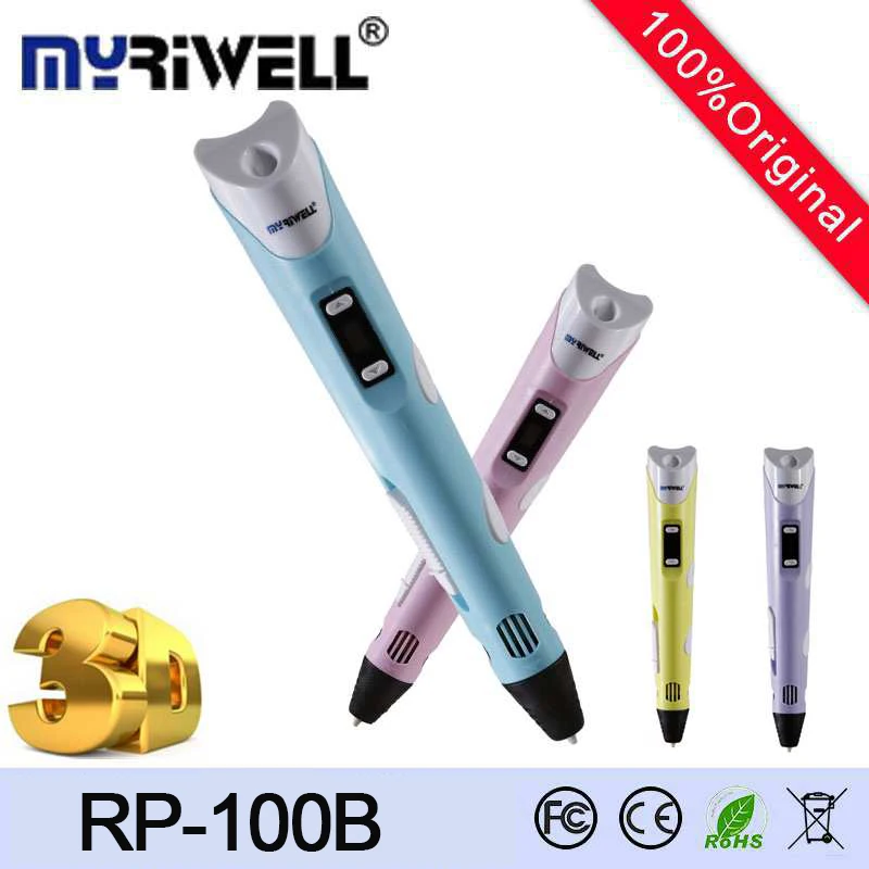 original myriwell generaiton 2nd 3D pen RP-100B 3D printing pen with lcd display kid best birthday gift diy drawing pen 3D model original myriwell generaiton 2nd 3D pen RP-100B 3D printing pen with lcd display kid best birthday gift diy drawing pen 3D model