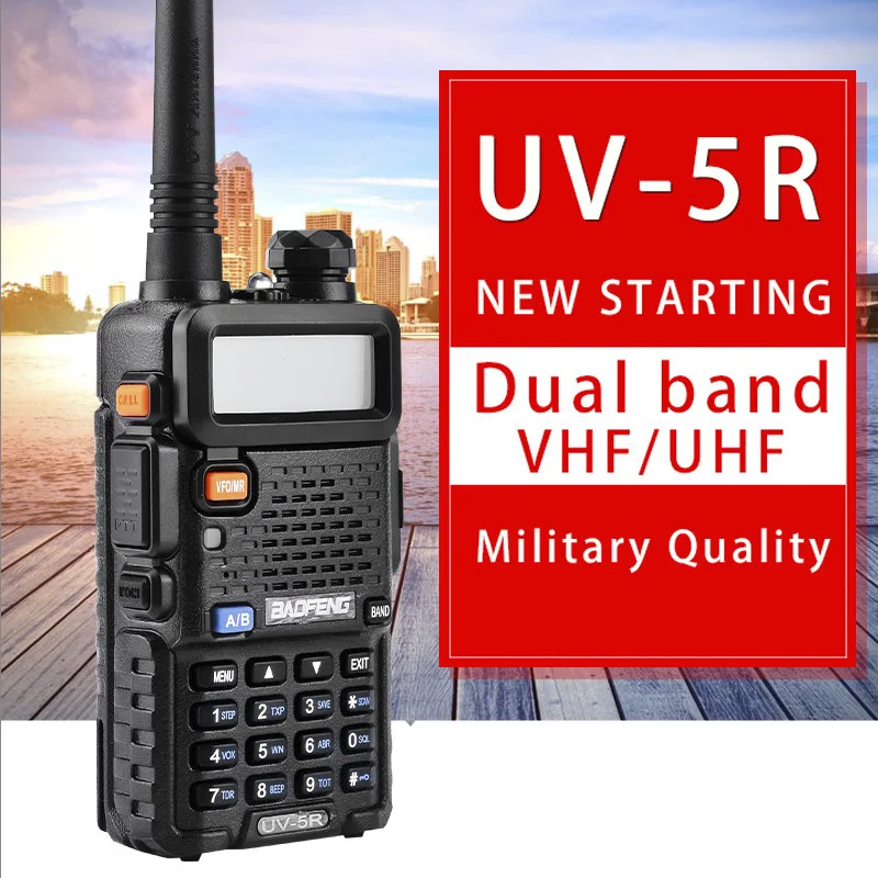 BaoFeng UV-5R портативная рация Профессиональный CB радио Baofeng UV5R трансивер 128CH 5 Вт VHF& UHF Ручной UV 5R для охотничьего радио