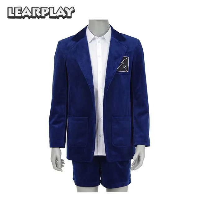 Band AC/DC Angus Junge Schule Boy Uniform Cosplay Kostüm Blau Jacke ...
