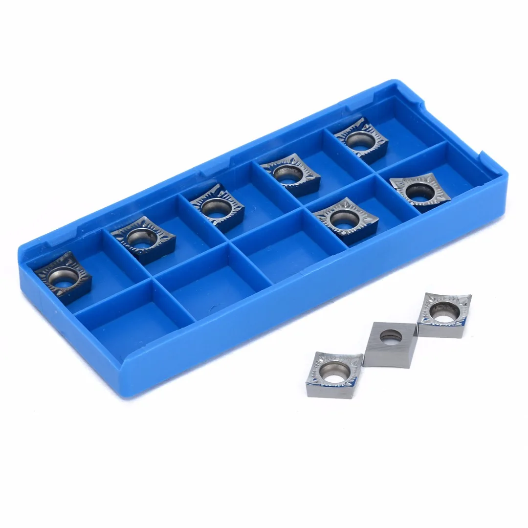 10pcs CCGT09T304 AK H01 CNC Carbide Insert Blades For Aluminum