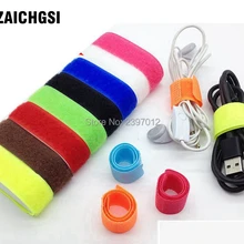 Szaichgsi Красочные кабель протектор крышка шнура Ремешок Для iPhone Samsung мобильного телефона кабель зарядного устройства Шнур 1000 шт