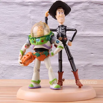 

Toy Story TRICK-OR-TOYS Action Figure A Prize Woody & Buzz Lightyear PVC Collection Model Toys