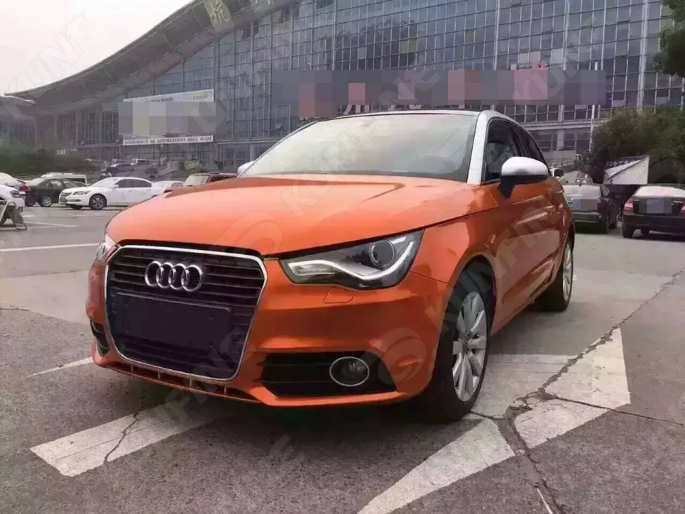 Aurora Orange Car Vinyl film 1