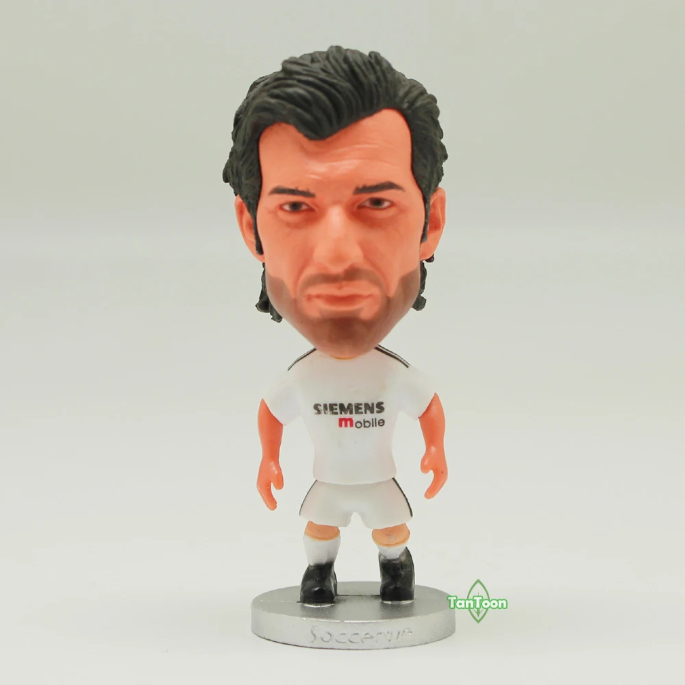 

Soccer Star 6.5 cm Height Resin Dolls La Liga Luis Figo RM2005 Season 2.5" Action figure toys