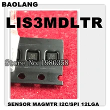 10 шт. LIS3MDL LIS3MDL LIS3 QFN магниторезистивный датчик 3-осевой 12-контактный