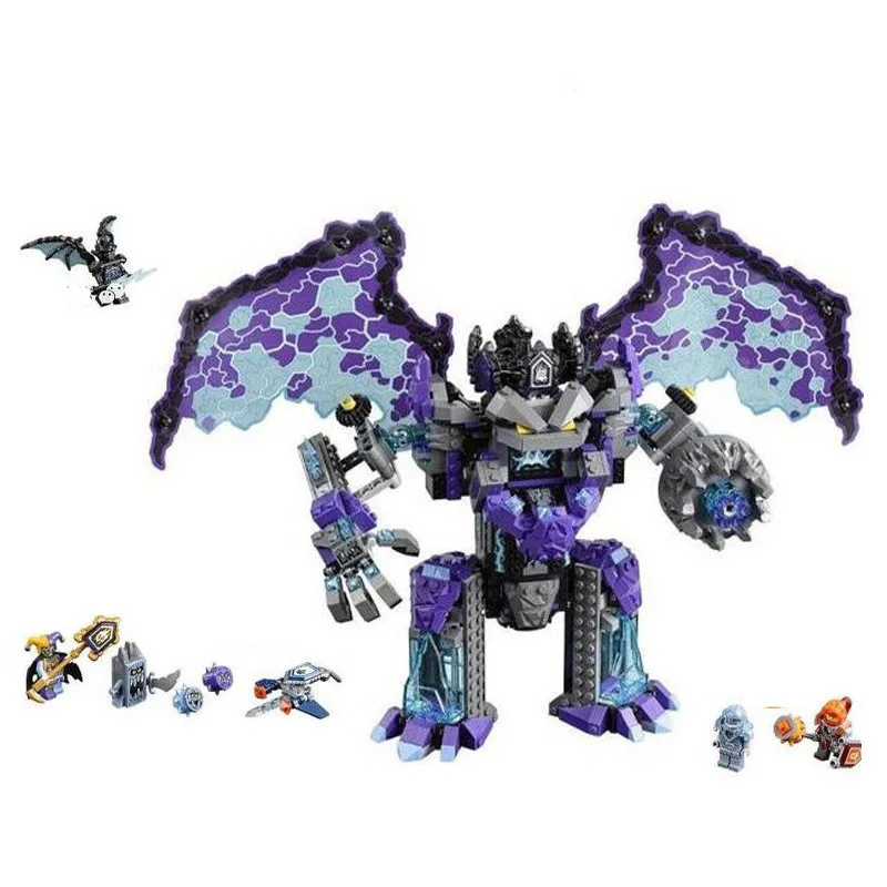 

Knight Stone Colossus Of Ultimate Destruction Model Building Blocks Assemble Bricks DIY Toys Nexus Compatible 70356