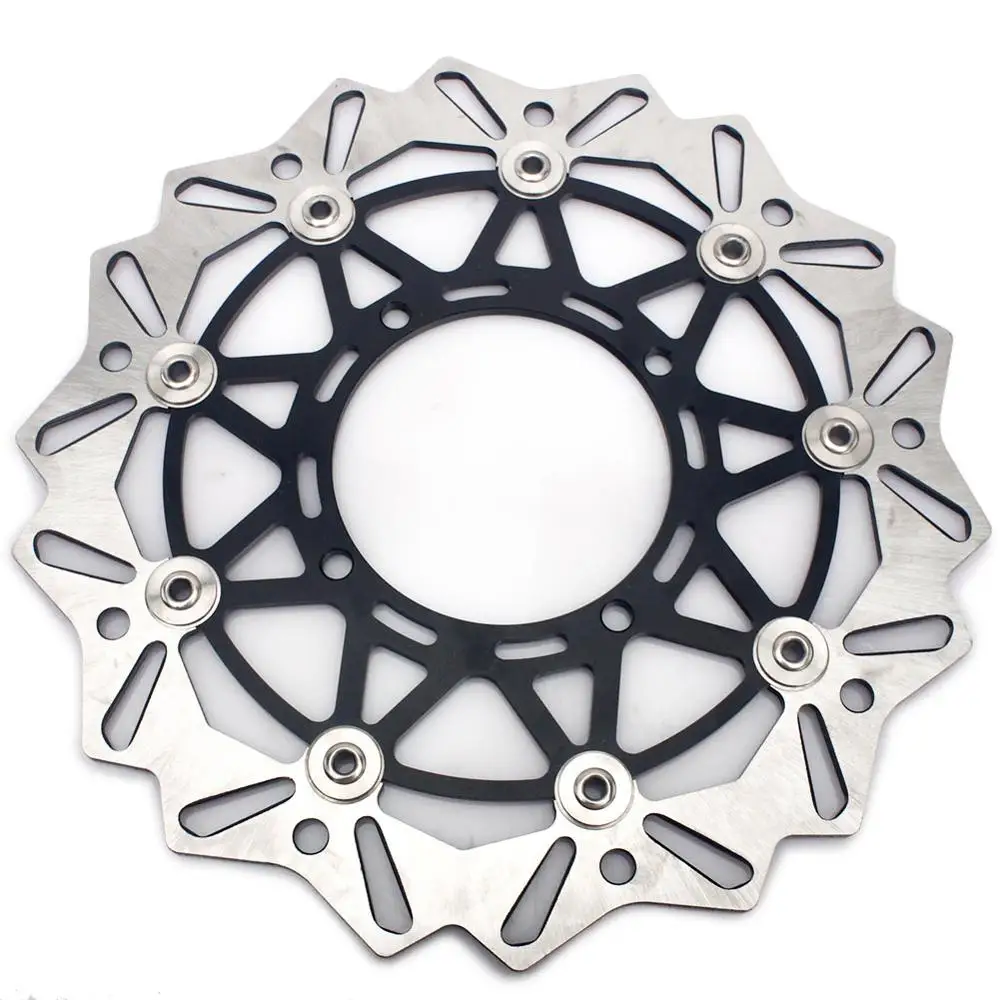 Disc BIKINGBOY для Kawasaki KX 250 F 04-15 KX 450 F 06-15 KLX 450 R 07-14 KX 125 250 для детей ростом 95-08 320 мм передний тормозной диск поворотный кронштейн - Цвет: Disc