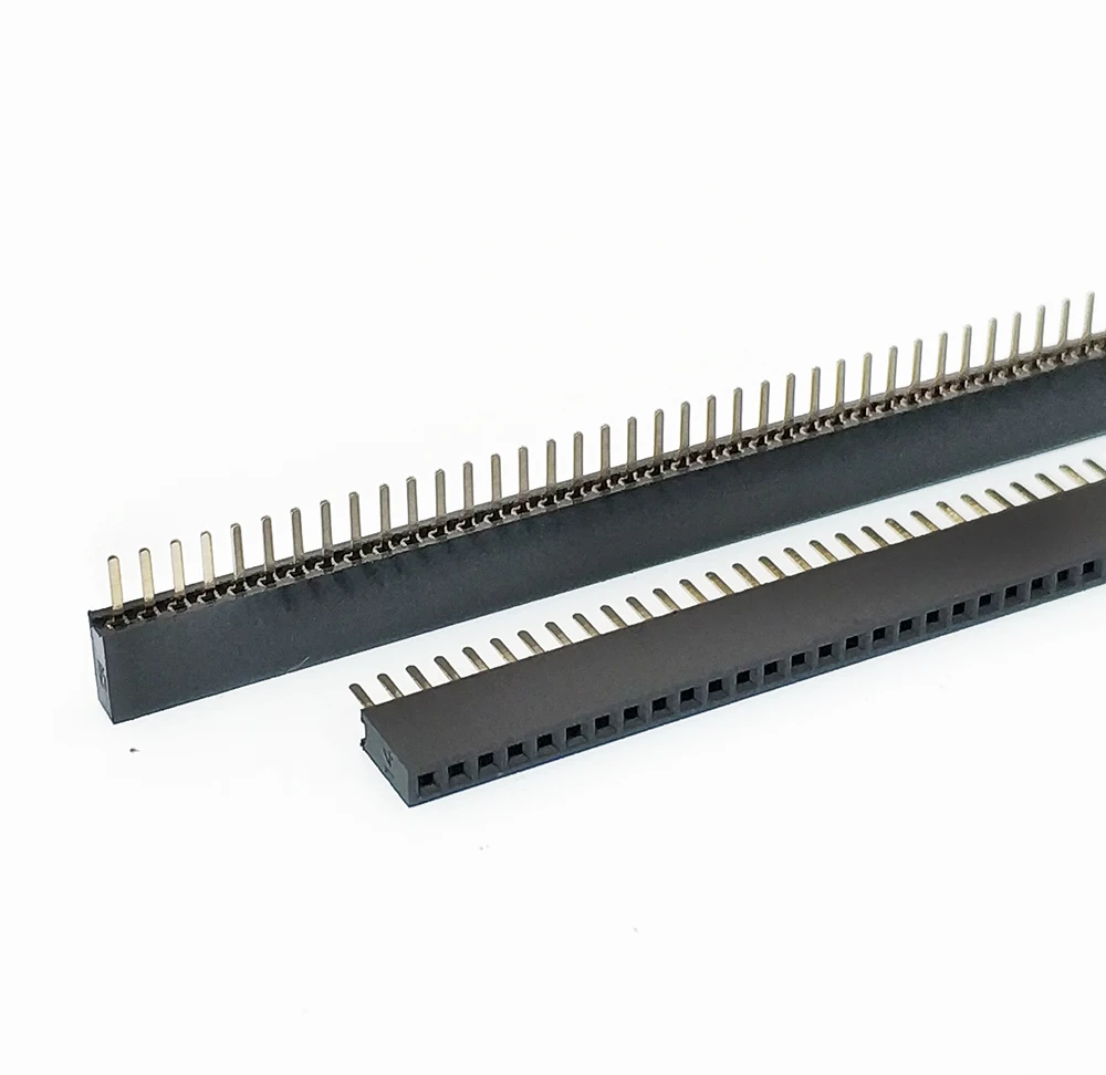 100pcs127mm1x50pFemaleHeaderSingleRow005Femalepinconnector