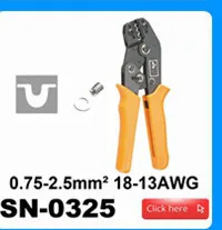 PZ 0.25-2.5 0.25-2.5mm 23-13AWG GERMANY STYLE SMALL CRIMPER PLIER electrical terminals crimping tools