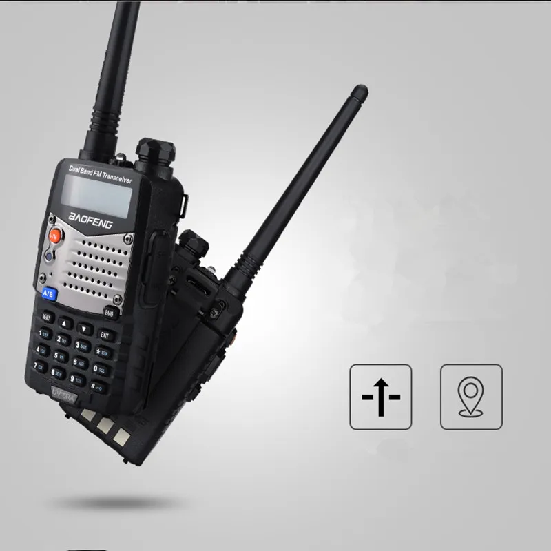 Модернизированная Baofeng UV-5RA рация Двухдиапазонная 136-174& 400-520MHz длинная радиосвязь Twao способ радио водонепроницаемый портативный Ham CB радио