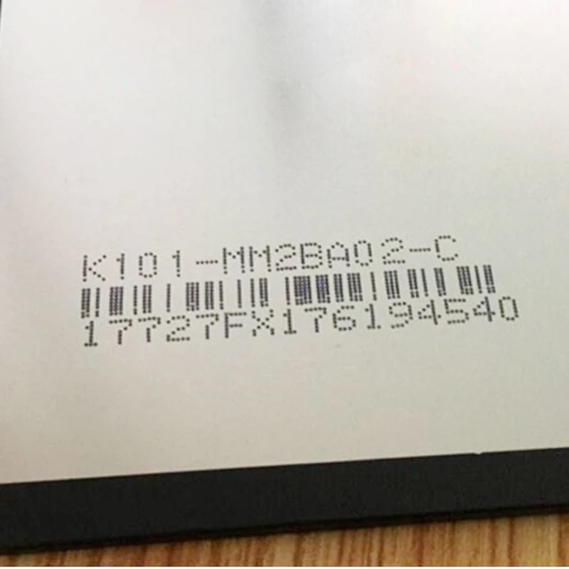 A+ Tested the tablets lcd screen K101 MM2BA02 A 10.1 Inch LCD 40PIN K101 MM2BA02 1200x1920 K101