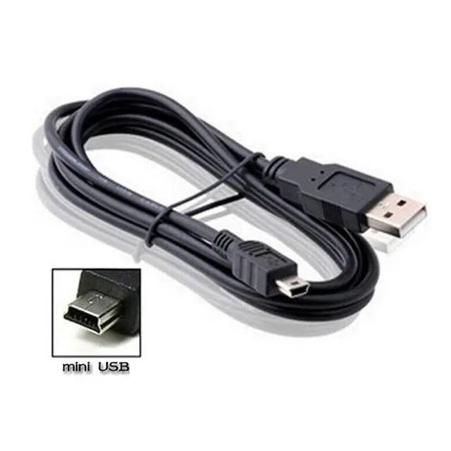 SUOZUN 0.8M USB Cable 2.0 A Male to Mini B 5 Pin 5P T Port MiniUSB for Devices MP3 MP4 Camera Mobile Phone
