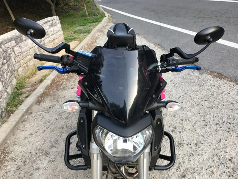 For Yamaha MT-09 MT-07 MT-25 FZ1N Fazer V-max 1700 MT-03 Motorcycle Mirror Extension Riser Extend Adapter Black 100% Brand New (5)