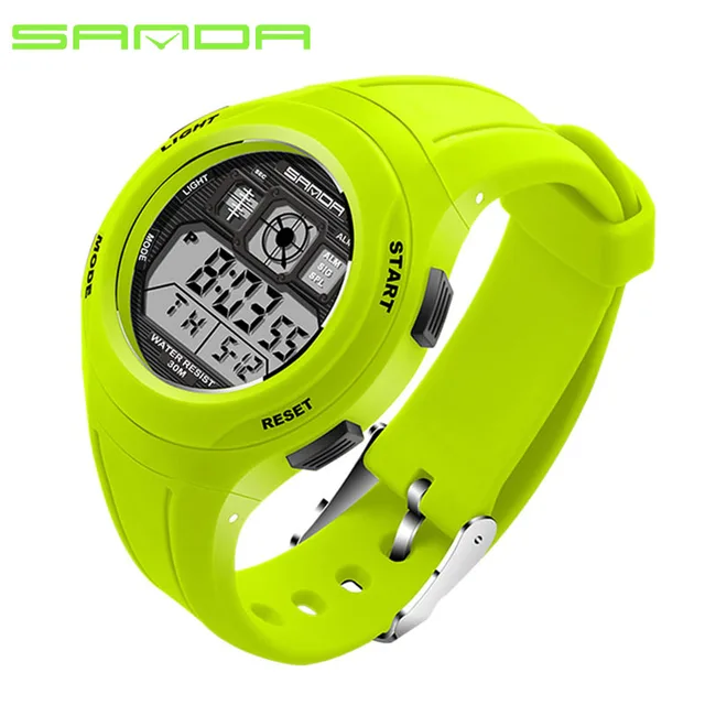 SANDA 331 Children Watches LED Digital Multifunctional Waterproof Wristwatches O SANDA 331 Children Watches LED Digital Multifunctional Waterproof Wristwatches O