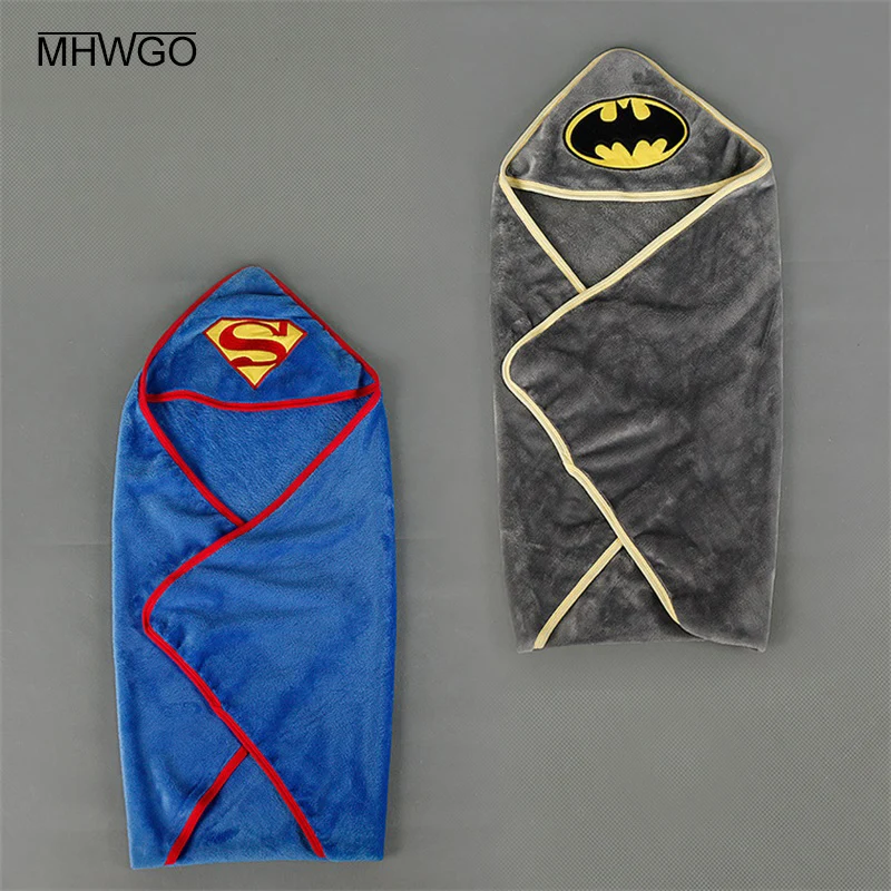 

MHWGO Sleeping Bag Baby Stroller Woollen Superman Envelope For Discharge Winter Envelope For Newborns Stroller