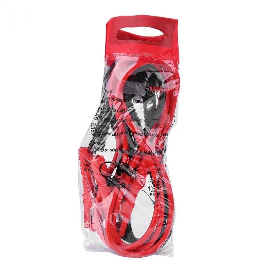 1800A 3meter 10ft Car font b Battery b font Cable Heavy Duty Car Power Cable Emergency