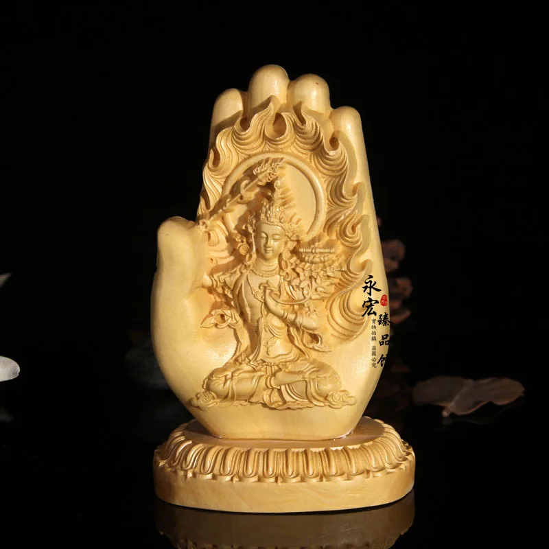 

Wood carving prince Buddha, desktop Decoration home decorations ornaments(A033)