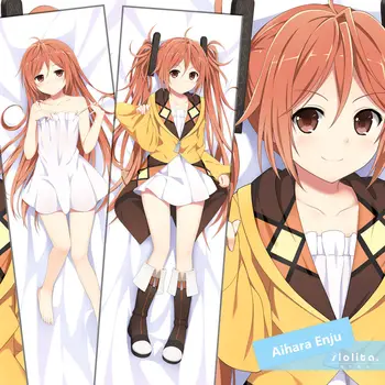 

Japanese Anime Black Bullet Aihara Enju Sexy Hugging Body Pillow Case Cover Long Adult Otaku Pillowcase 35*55/160*50cm