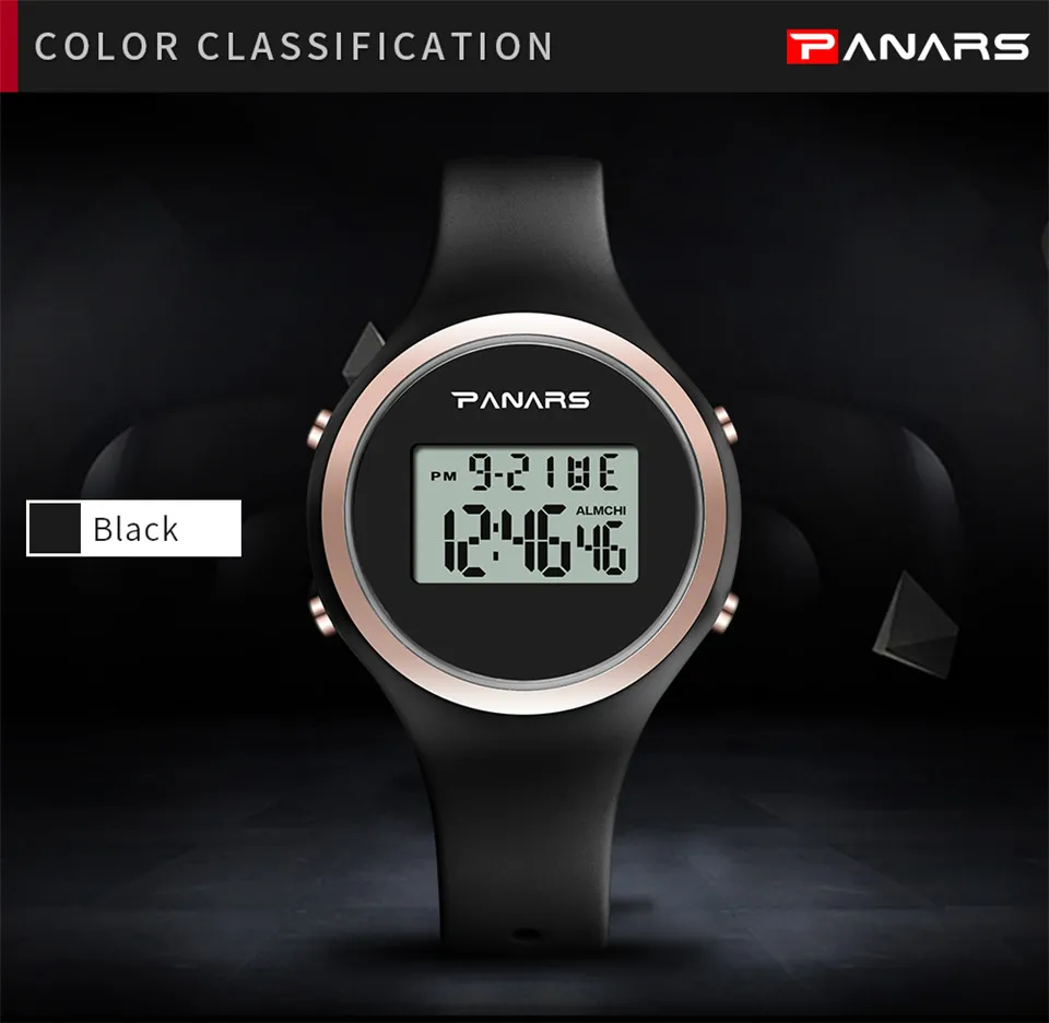 Luxury Brand Women LED Digital Watches 50m Waterproof Sports Watch For Female Fashion Silicone Women Wristwatch Relogio Feminino (10)