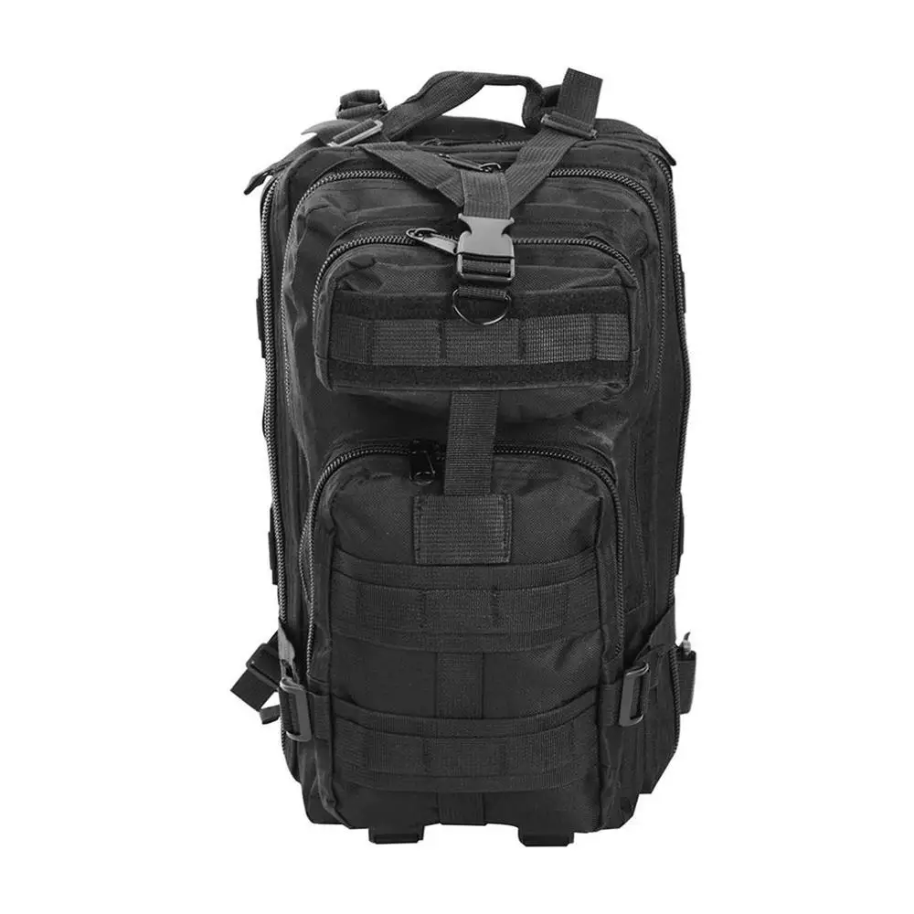 Уличная многофункциональная спортивная сумка для походов, альпинизма, туризма, военные тактические рюкзаки, рюкзак, дорожные сумки 25L-30L - Цвет: 28L black