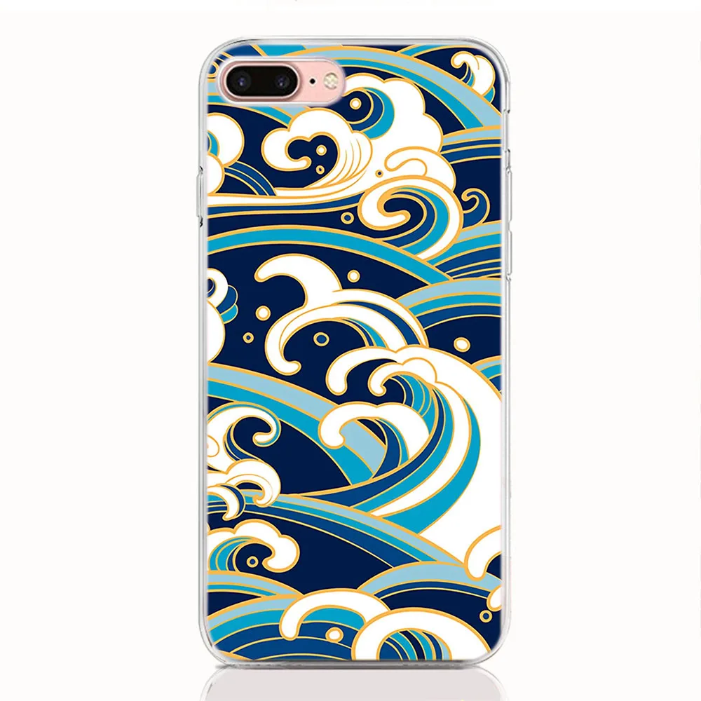A01  7 Plus Cartoon Wave Art Japanese