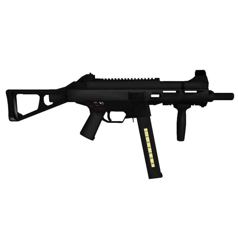DIY 1:1 HK UMP 45 Sub Machine Gun Бумажная модель для сборки ручной работы 3D головоломка игра