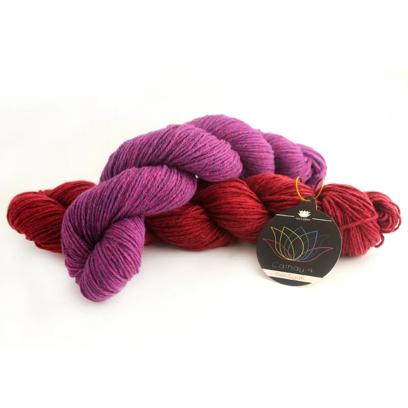2*50 г Хэнк шелк Як 4 слоев пряжи 50% silk50 % тибетского яка ручного вязания пряжа|hand