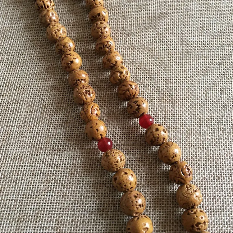 13 мм натуральный погруженный Longan Bodhi 108 дерево молитвенные бусы браслет/ожерелье Z68 10,20 40