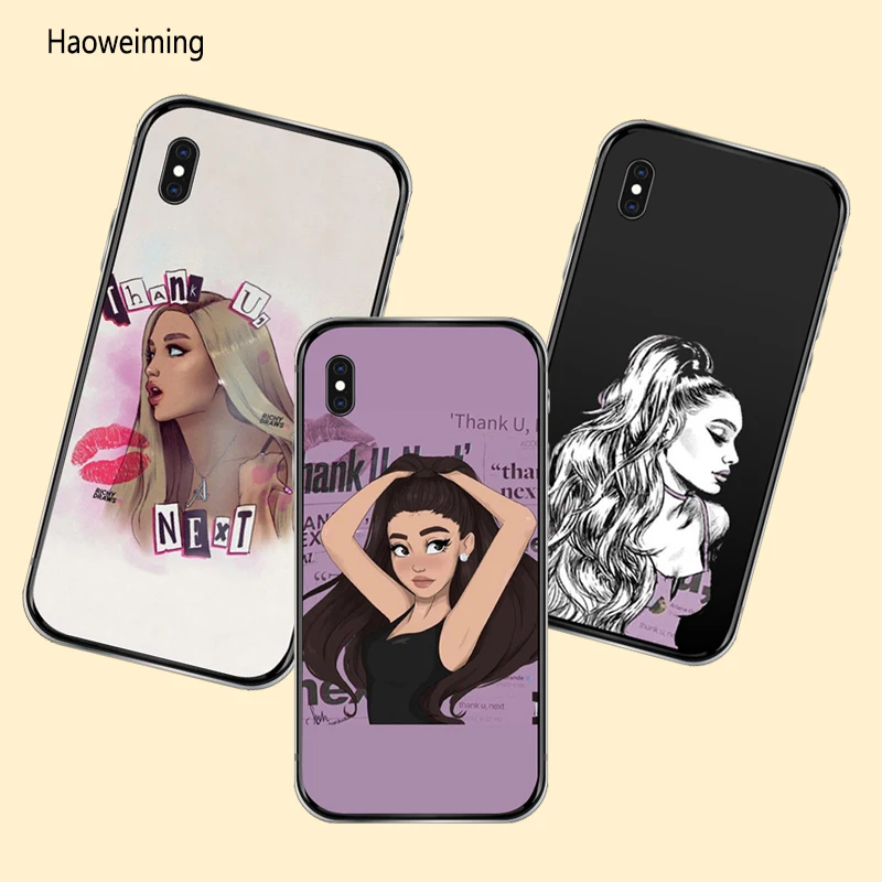 

Thank U, Next Ariana Grande Case For Apple iPhone 5 5S SE 6S 7 8 Plus Capa Soft Cover For iPhone X XR XS Max Silicone Coque