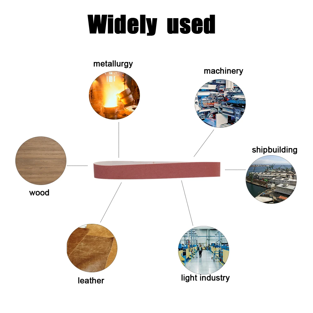 10 шт. 740*40 мм Шлифовальные ремни 60-600 точильный камень и полировка Замена для углового шлифовального станка