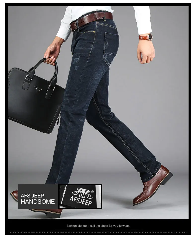Мужские повседневные зимние прямые джинсы размера плюс 29~ 44, модные Хлопковые Штаны на молнии, брендовая одежда из джинсовой ткани, теплые зимние новые свободные штаны