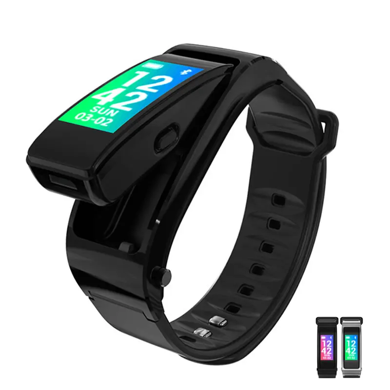 

Newest Multifunctional Bluetooth Sport Wristband Watches Smart Bracelet Pedometer Distance Counting Drop-proof Earphone Watch