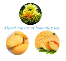 8 unids de miel sabor melón té floreciente, flores y frutas té bolas, el envasado al vacío, sabor especial