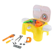 2 в 1 пластиковые ролевые игры Инструменты Набор передвижное кресло для детей активности и раннего развития образования