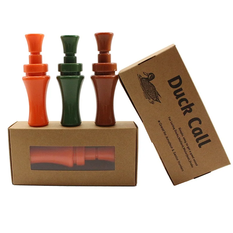 

Plastic Solid Color Duck Pheasant Mallard Hunting Call Caller Hunting Decoys Entice Wild Duck Closer For A Better Shot