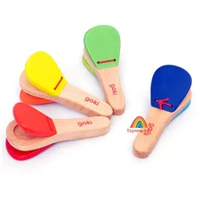 noise maker baby toys music 0-3 baby wooden cartoon children music instrument good gift for kids