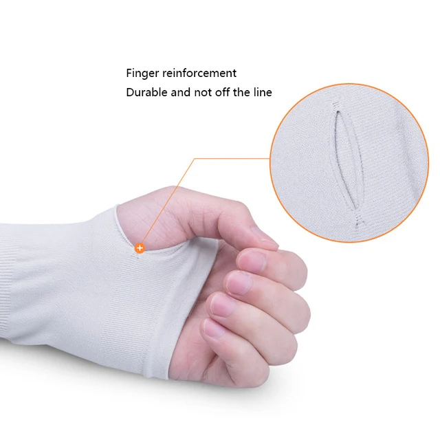1 Pair Arm Warmers Sun UV Protection Cycling Arm Sleeves Breathable Running UV Protection Cooling Arm Sleeves for Outdoor Sports