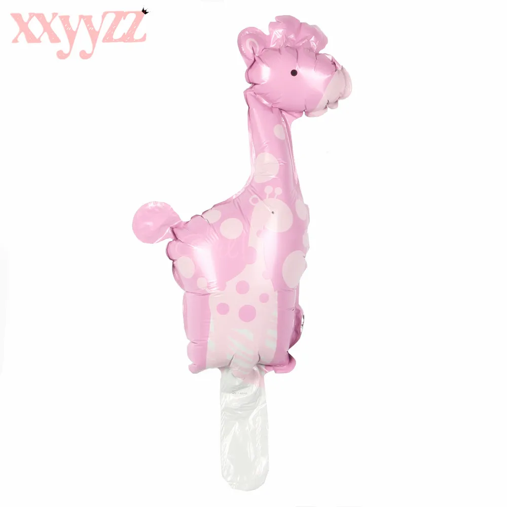 XXYYZZ Free Shipping New Mini Cartoon Animal Baby Cake Aluminum Balloons Birthday Party Balloons Wholesale Children's Toys