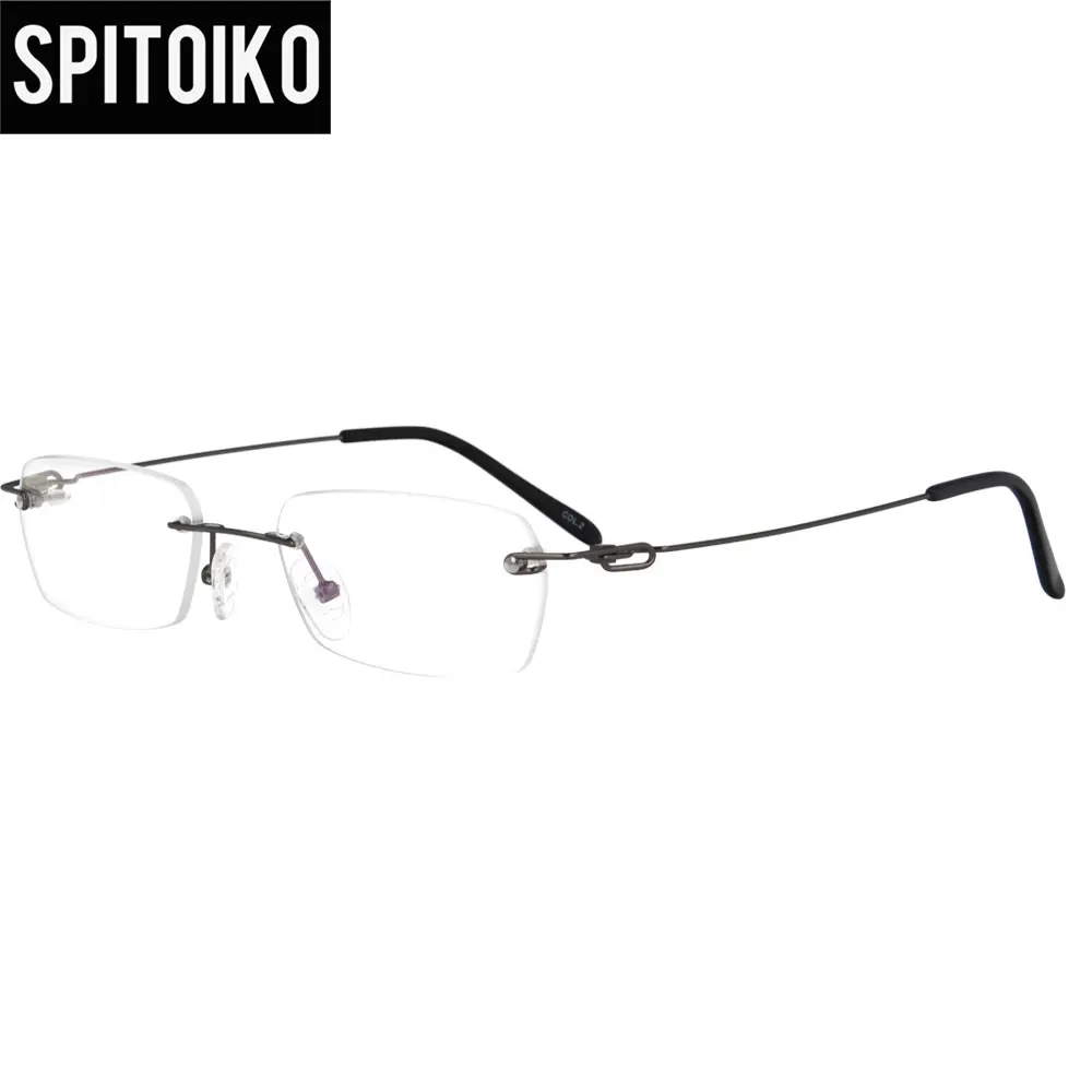 Бесконтактная оптическая рамка очки Рамка клип на поляризованные солнцезащитные очки мужские металлические очки солнцезащитные очки H8302