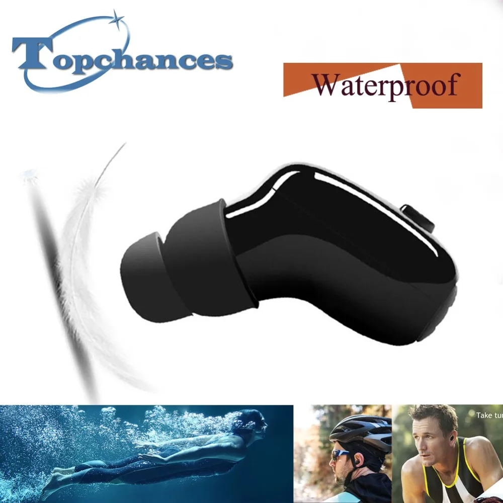 RU US Waterproof Earphone Wireless Bluetooth Headset Earbuds Mini Sport