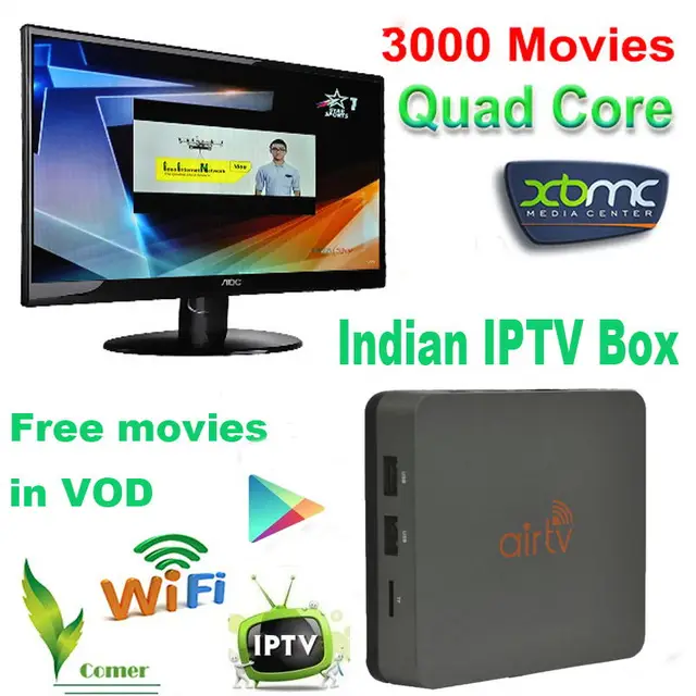 Indian Iptv Box 4k Hd Android Tv Box Account Subscription Receive