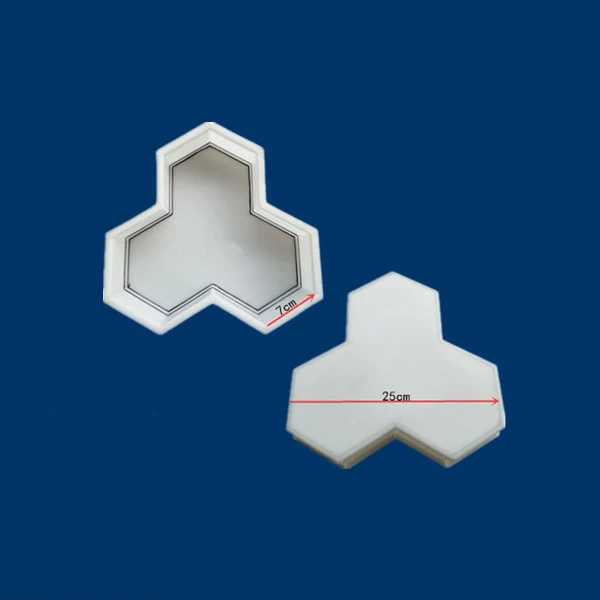 Пластмассовые украшения для сада пресс-форма тротуар DIY пластиковая дорожка производитель тротуарной цементной кирпичной формы камень дорога бетонные формы инструмент для траектории - Цвет: B