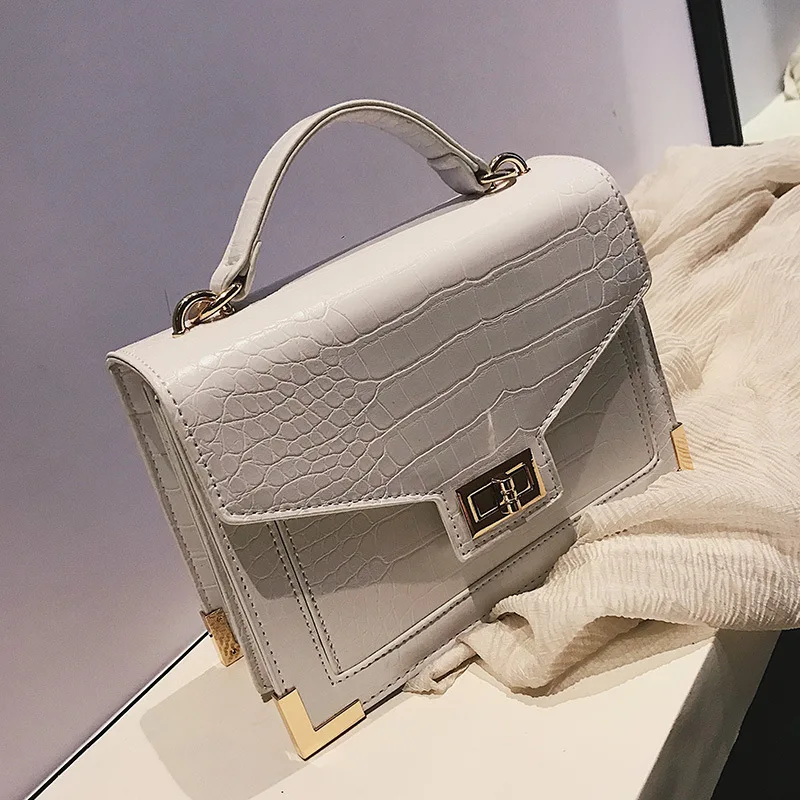 

HENGSHENG 2019 New European and American Fashion Handbags Small Square Bag with One Shoulder Slanting ZF9608