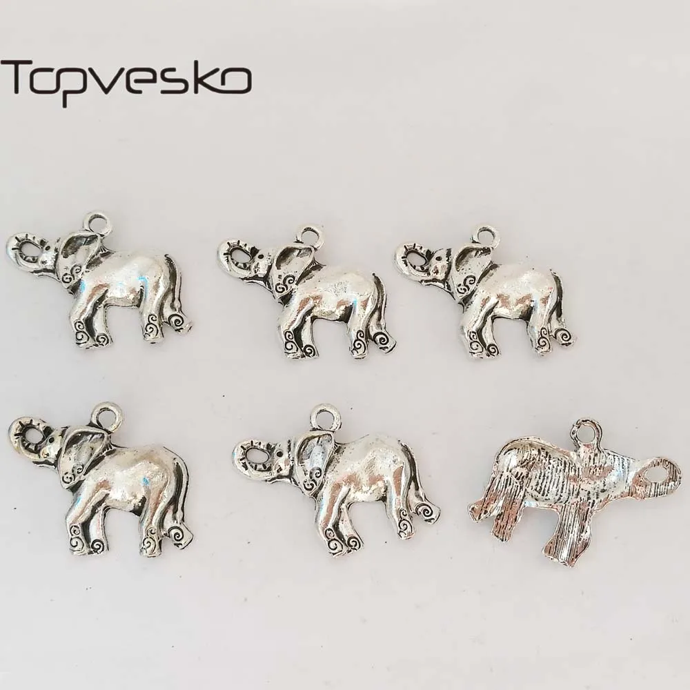 

Delta Sigma Theta Round elephant Charm