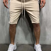 Мужские шорты кэжуал's Running Спортивная подготовка на открытом воздухе до колена шорты мужские в Европейском/американском стиле свободные спортивные шорты