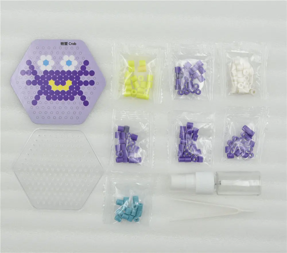 Новые бусины Волшебные Beados головоломки Packedperler бусины для детей образовательные Животные воды Beadbond